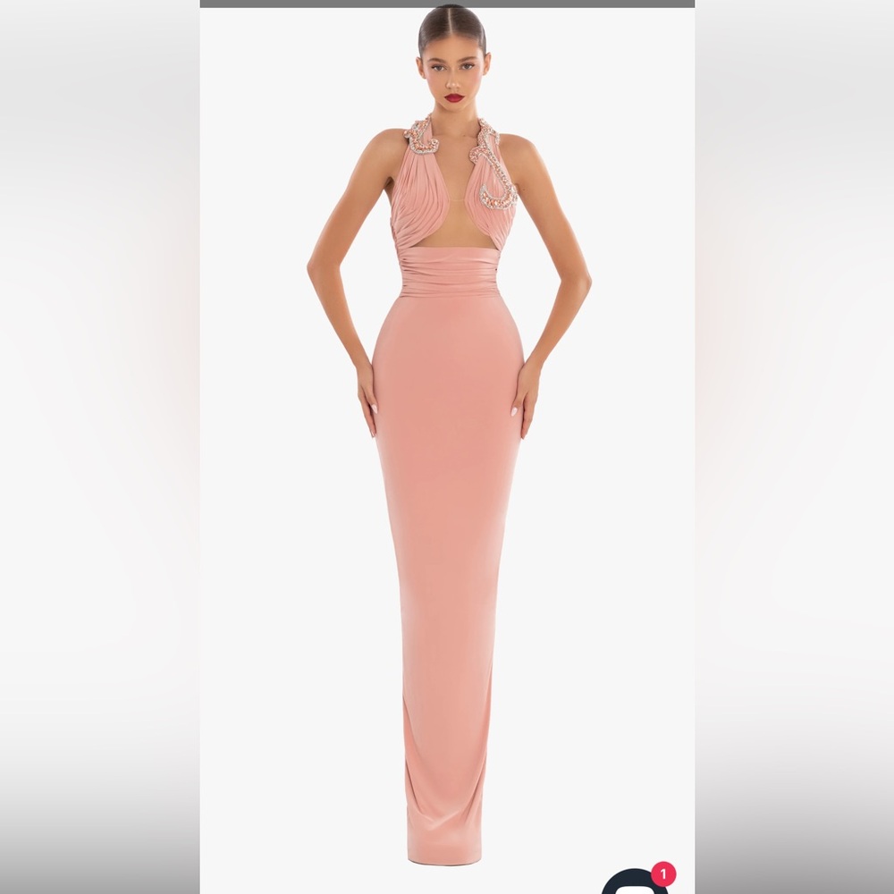 Albina Dyla Amber Silk Dress In Size 36